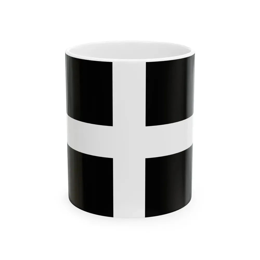 Flag of Cornwall UK - White Coffee Mug 11oz - Go Mug Yourself