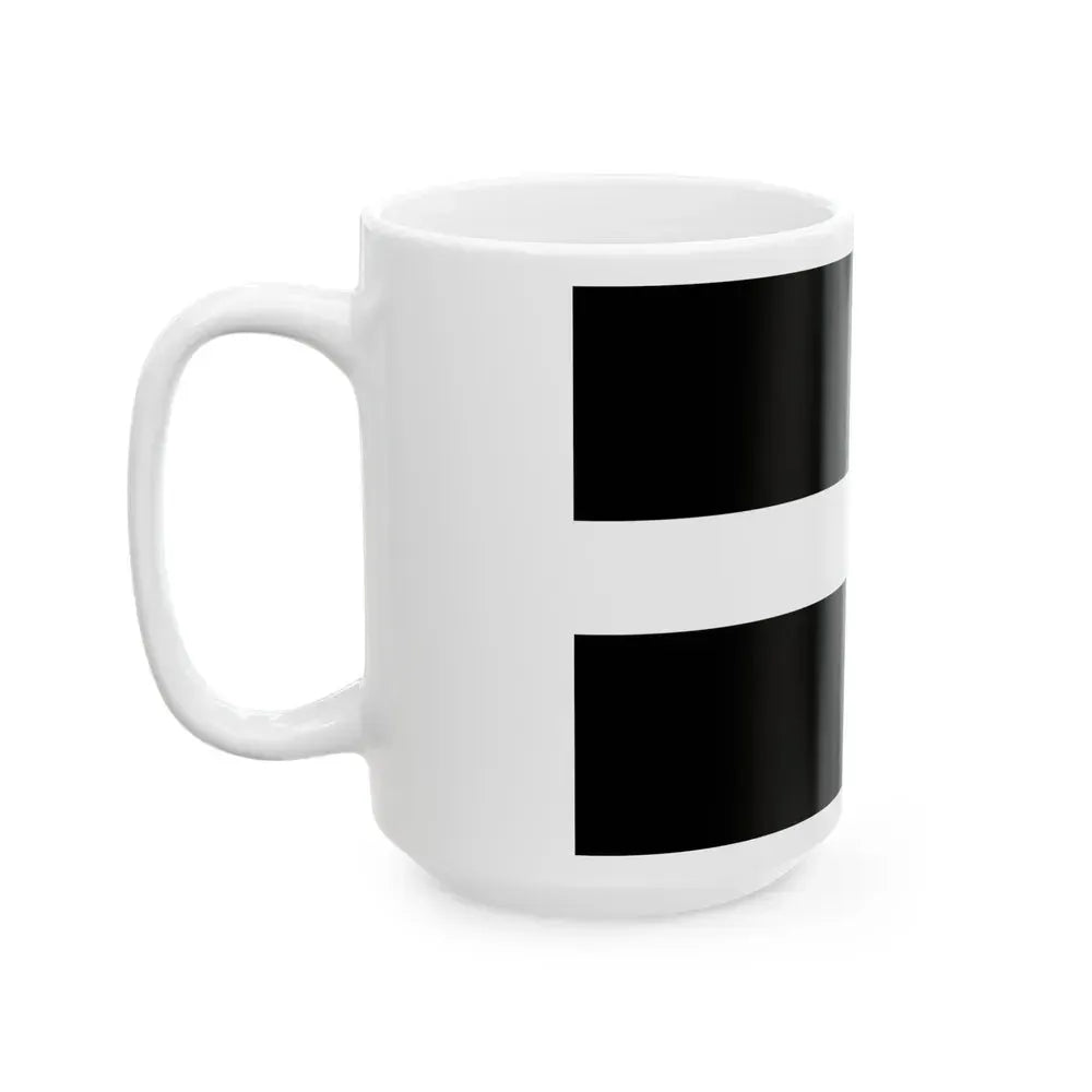 Flag of Cornwall UK - White Coffee Mug - Go Mug Yourself