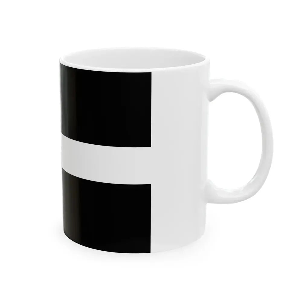 Flag of Cornwall UK - White Coffee Mug - Go Mug Yourself