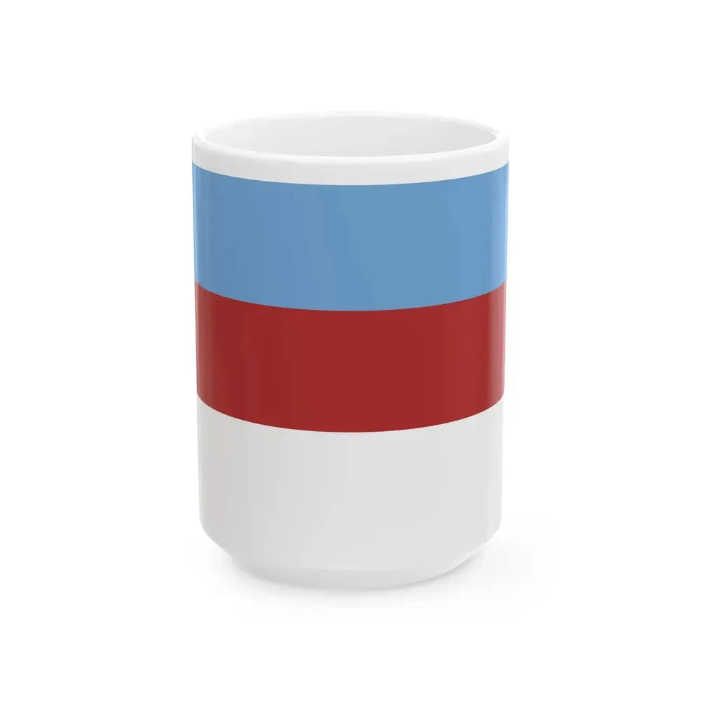 Flag of Corrientes 1814 (Argentina) White Coffee Mug 15oz - Go Mug Yourself