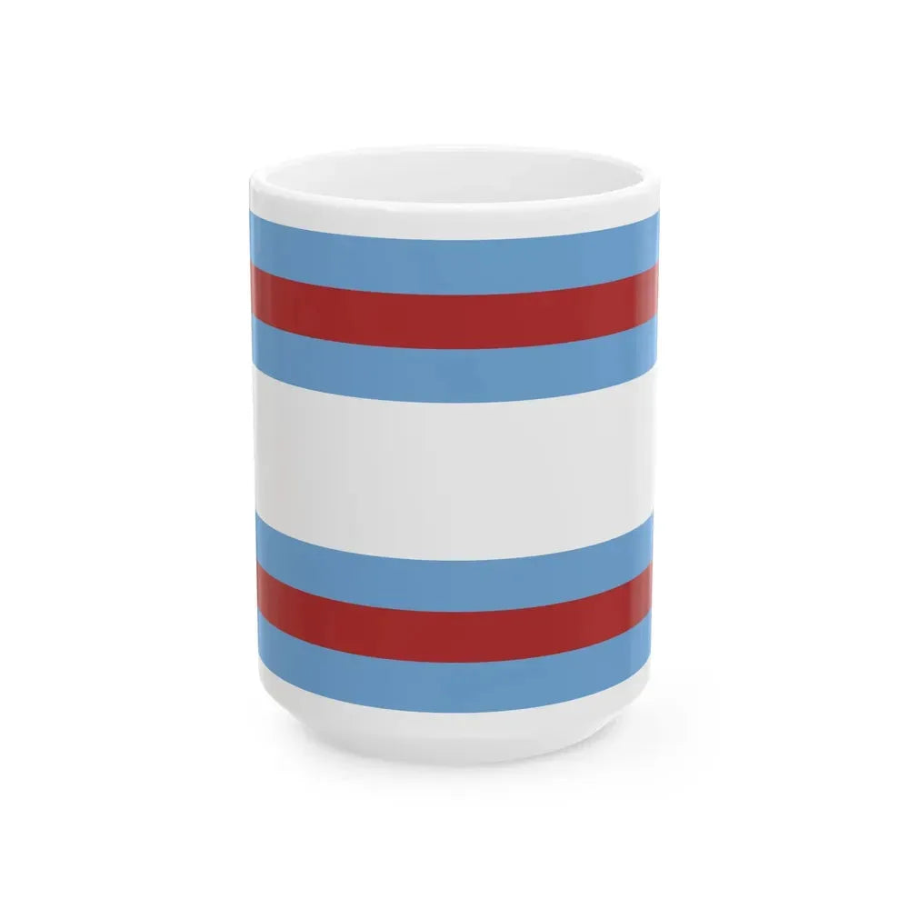 Flag of Corrientes 1815 (Argentina) White Coffee Mug 15oz - Go Mug Yourself