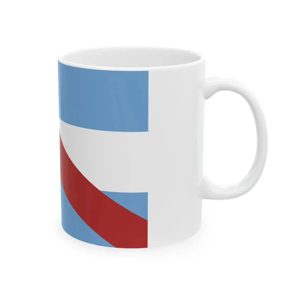 Flag of Corrientes 1820-1822 (Argentina) White Coffee Mug - Go Mug Yourself