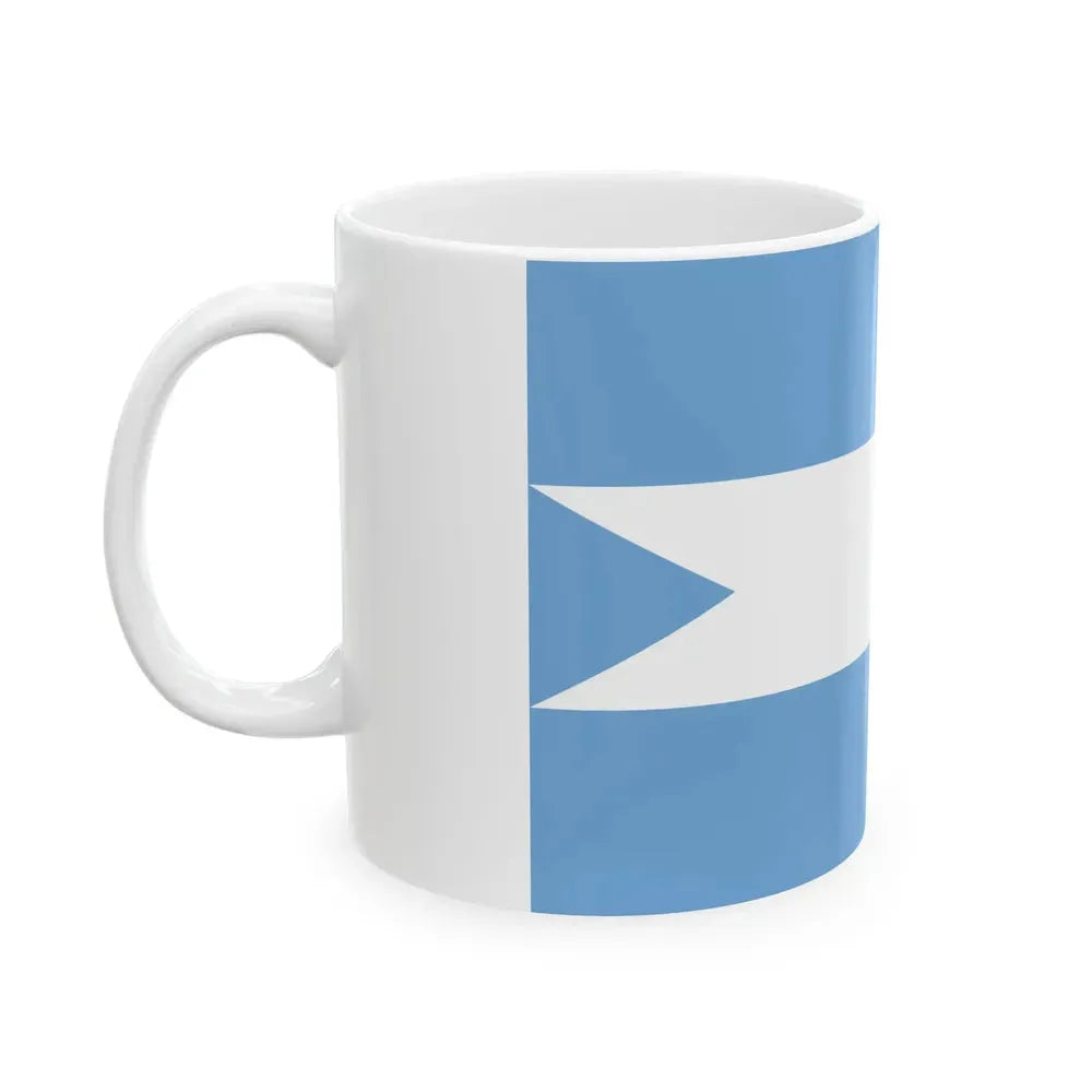 Flag of Corrientes 1823-1825 (Argentina) White Coffee Mug - Go Mug Yourself