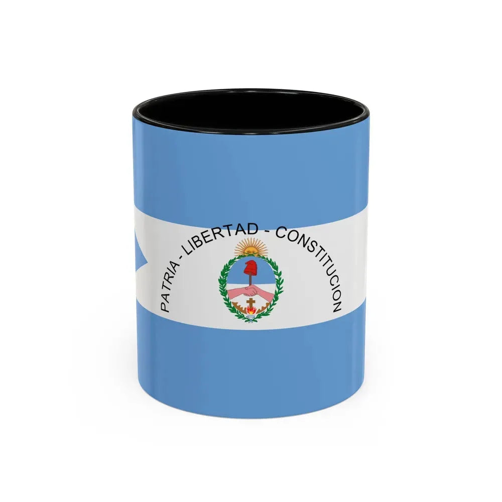 Flag of Corrientes Province Argentina - Accent Coffee Mug 11oz Black - Go Mug Yourself