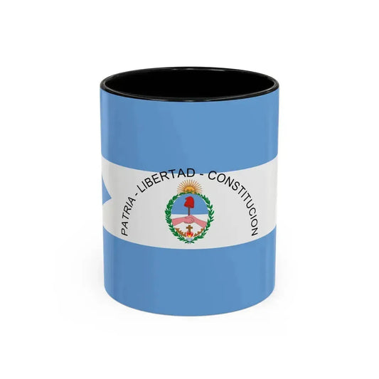 Flag of Corrientes Province Argentina - Accent Coffee Mug 11oz Black - Go Mug Yourself