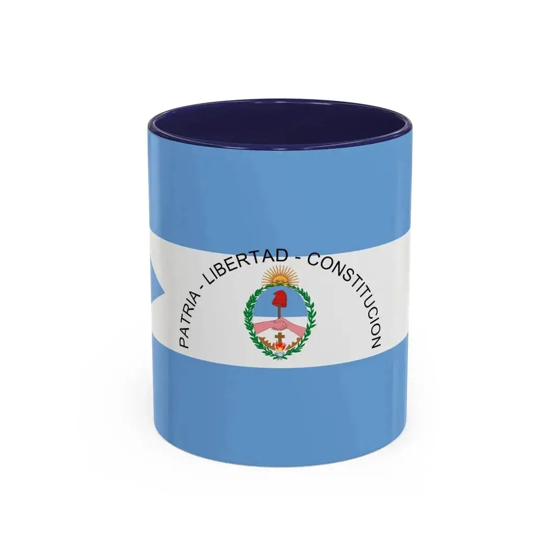 Flag of Corrientes Province Argentina - Accent Coffee Mug 11oz Navy - Go Mug Yourself