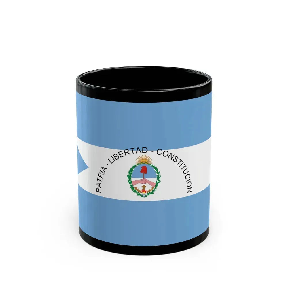 Flag of Corrientes Province Argentina - Black Coffee Mug 11oz - Go Mug Yourself