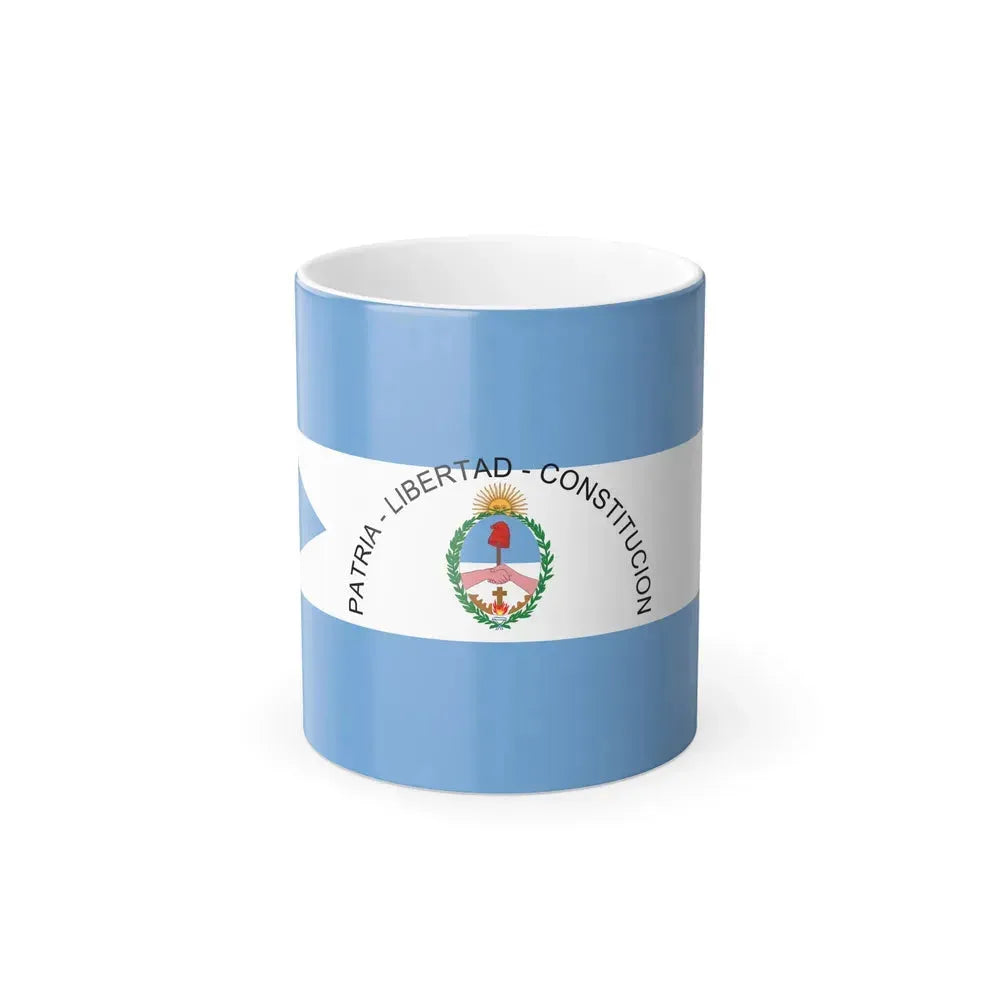 Flag of Corrientes Province Argentina - Color Changing Coffee Mug 11oz - Go Mug Yourself