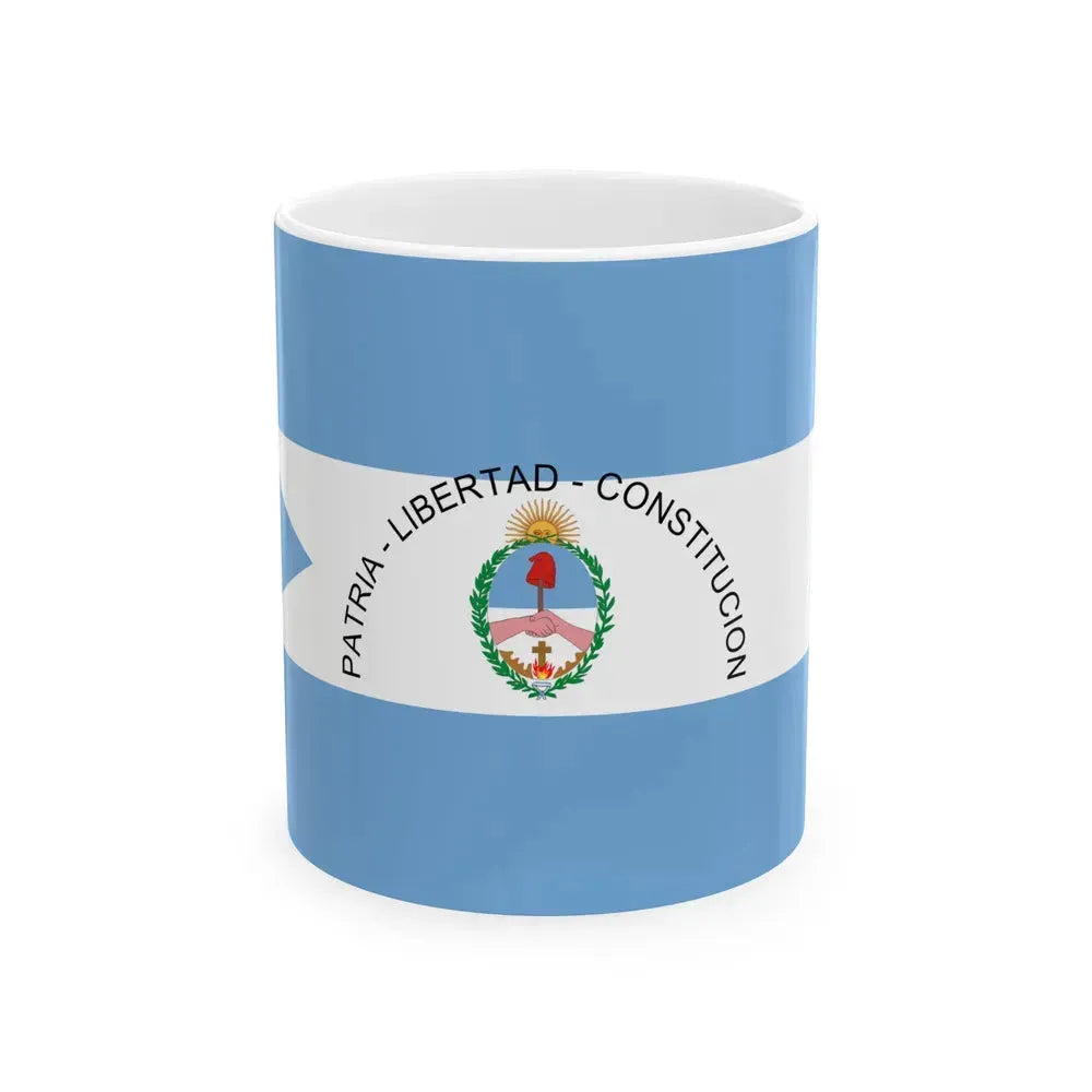 Flag of Corrientes Province Argentina - White Coffee Mug 11oz - Go Mug Yourself