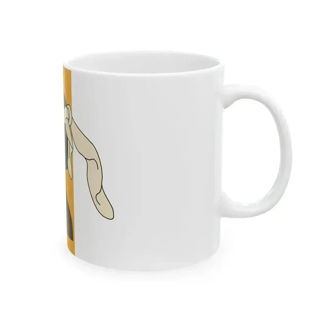 Flag of Corsica 14th century (France) White Coffee Mug - Go Mug Yourself