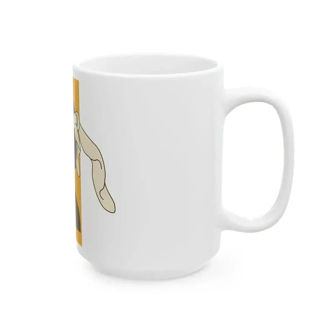 Flag of Corsica 14th century (France) White Coffee Mug - Go Mug Yourself