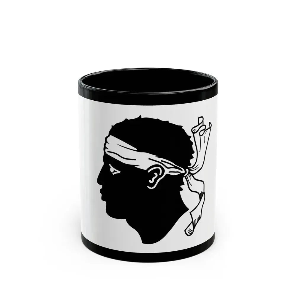 Flag of Corsica France - Black Coffee Mug 11oz - Go Mug Yourself