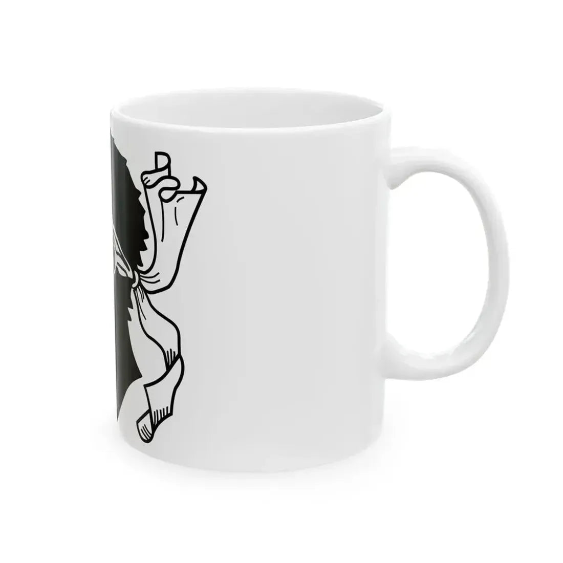 Flag of Corsica (France) White Coffee Mug - Go Mug Yourself