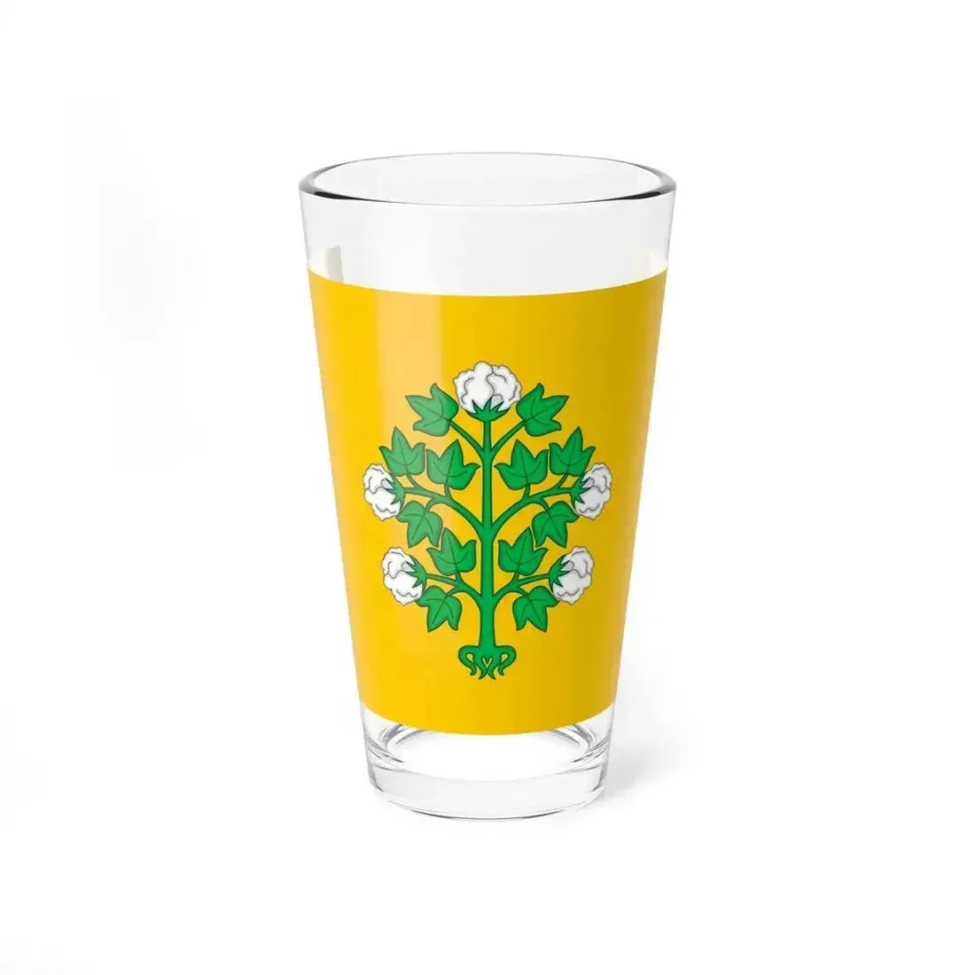 Flag of Cospicua Bormla Malta - Pint Glass 16oz 16oz - Go Mug Yourself