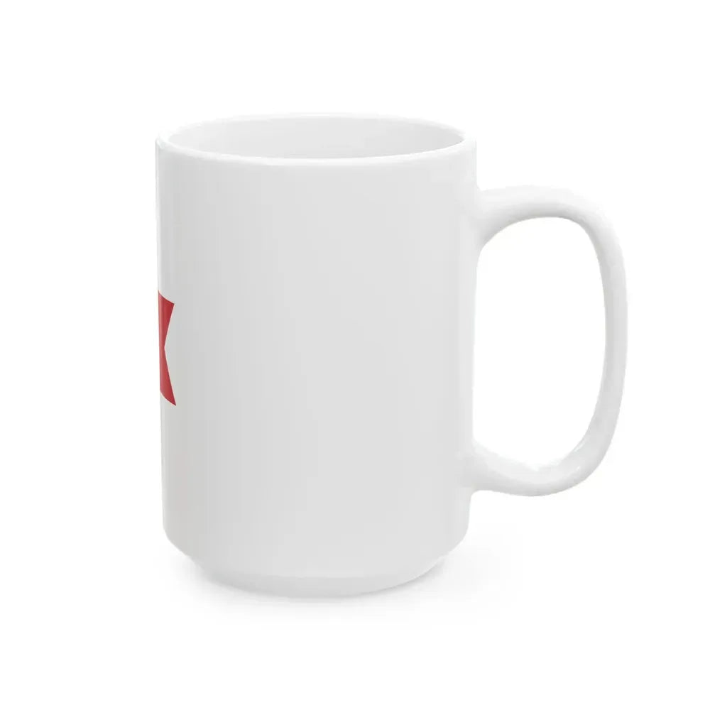 Flag of Costa Rica 1823-1824 (Costa Rica) White Coffee Mug - Go Mug Yourself