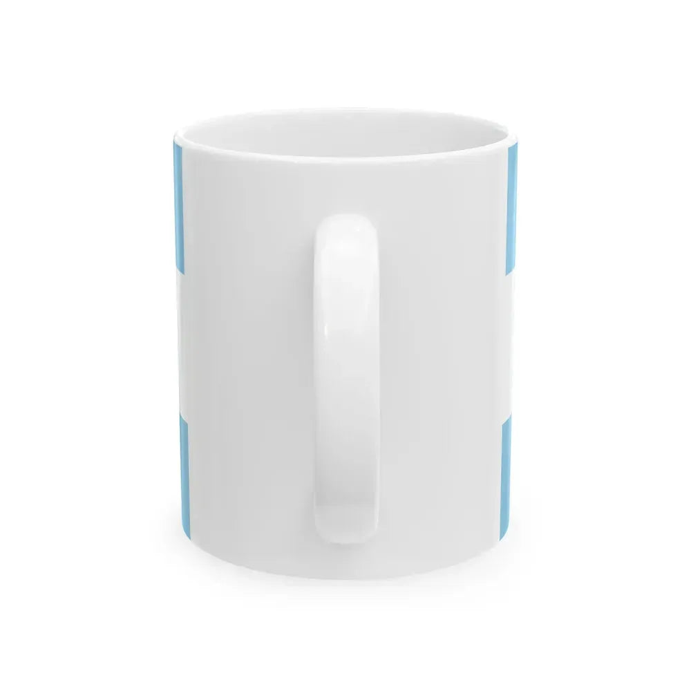 Flag of Costa Rica 1824 (Costa Rica) White Coffee Mug - Go Mug Yourself