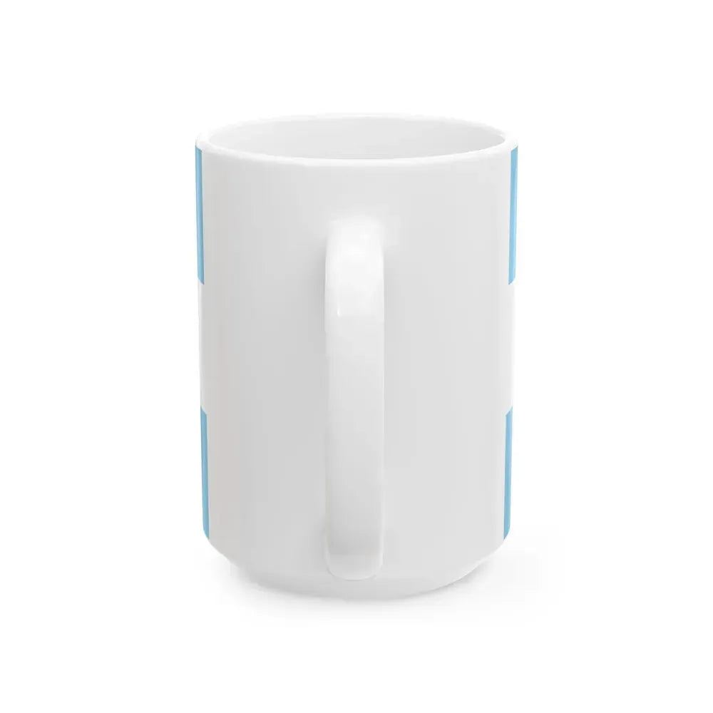 Flag of Costa Rica 1824 (Costa Rica) White Coffee Mug - Go Mug Yourself