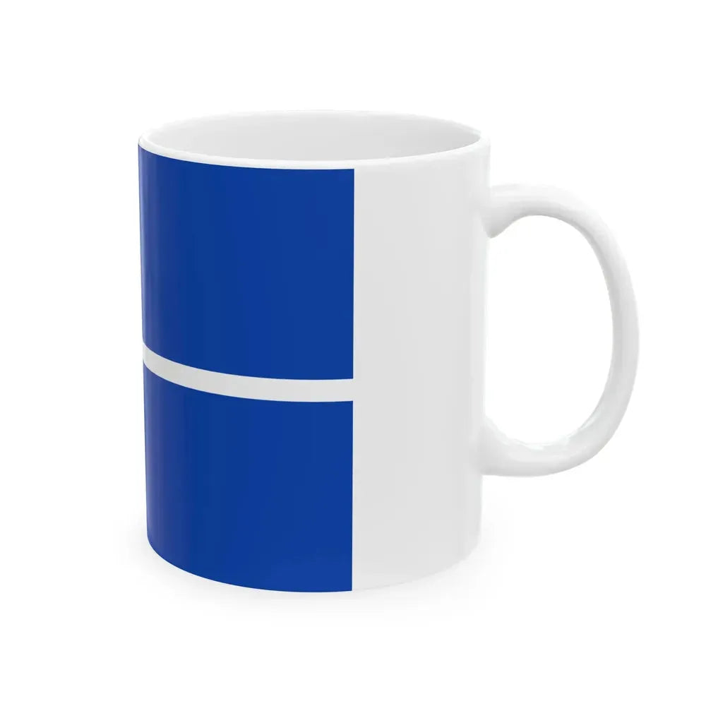 Flag of Costa Rica 1845 proposal (Costa Rica) White Coffee Mug - Go Mug Yourself