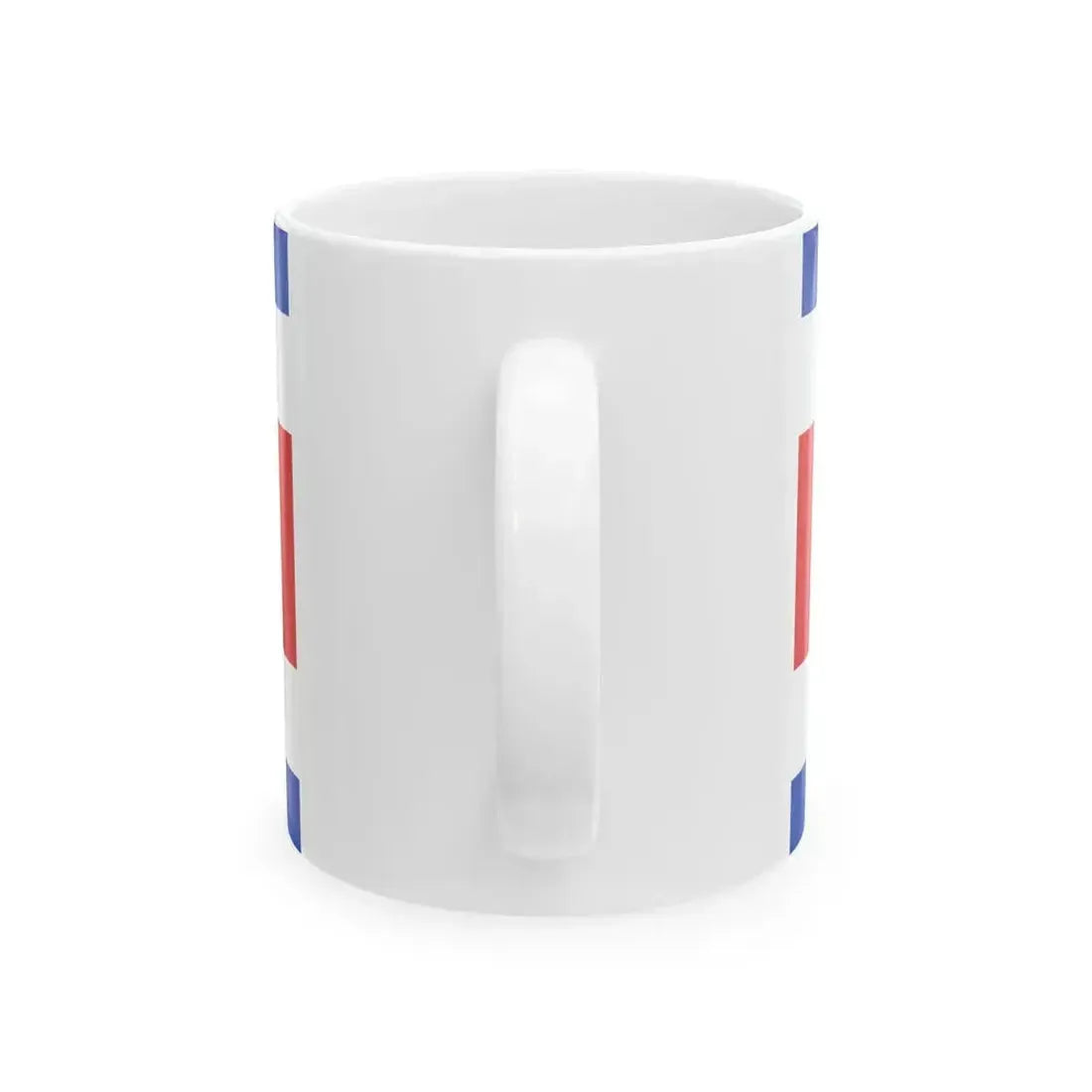 Flag of Costa Rica 1848-1906 (Costa Rica) White Coffee Mug - Go Mug Yourself
