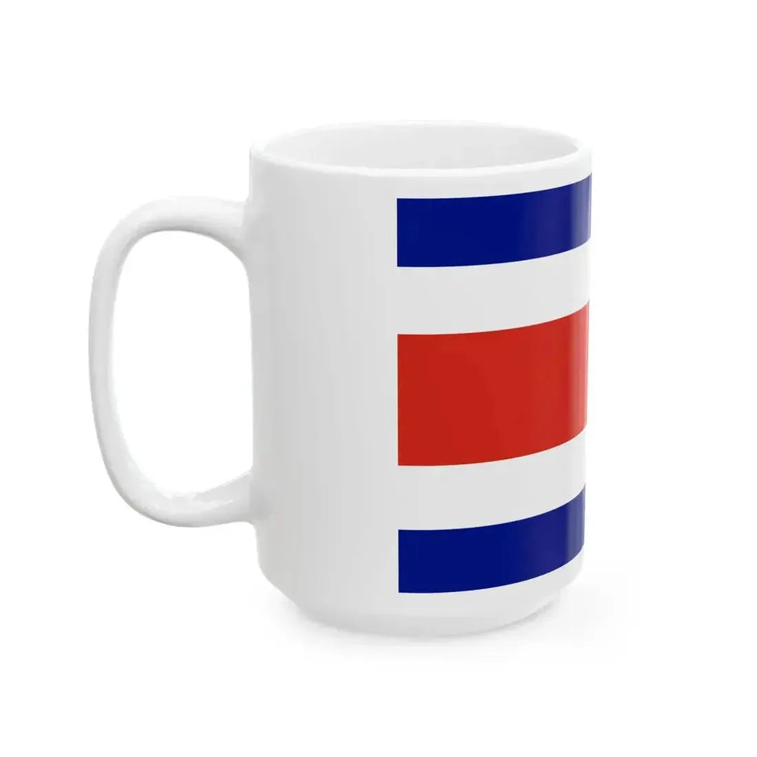 Flag of Costa Rica 3-2 (Costa Rica) White Coffee Mug - Go Mug Yourself