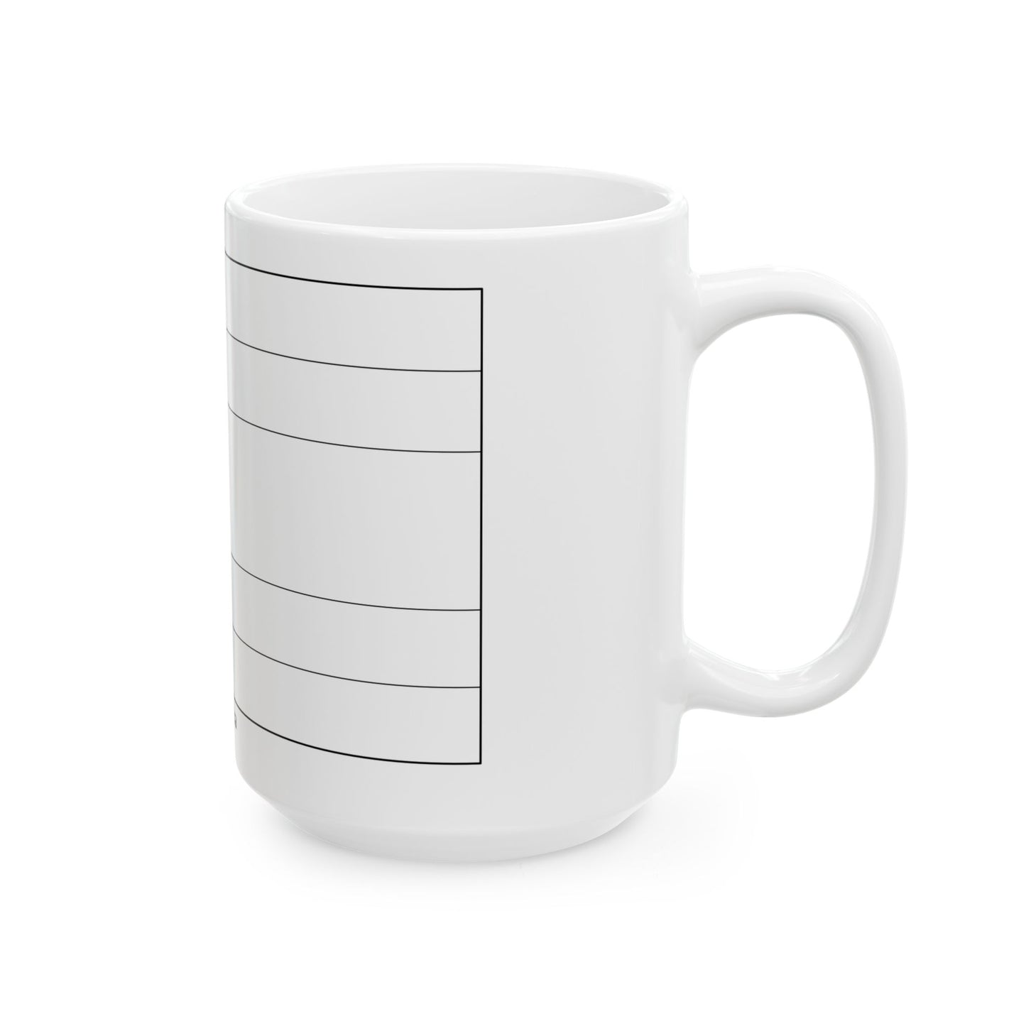 Flag of Costa Rica colouring page (Costa Rica) White Coffee Mug-Go Mug Yourself