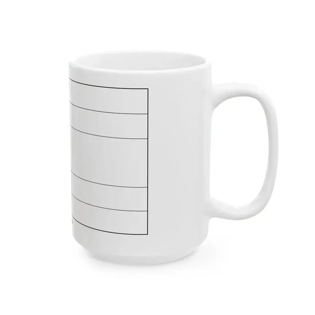 Flag of Costa Rica colouring page (Costa Rica) White Coffee Mug - Go Mug Yourself