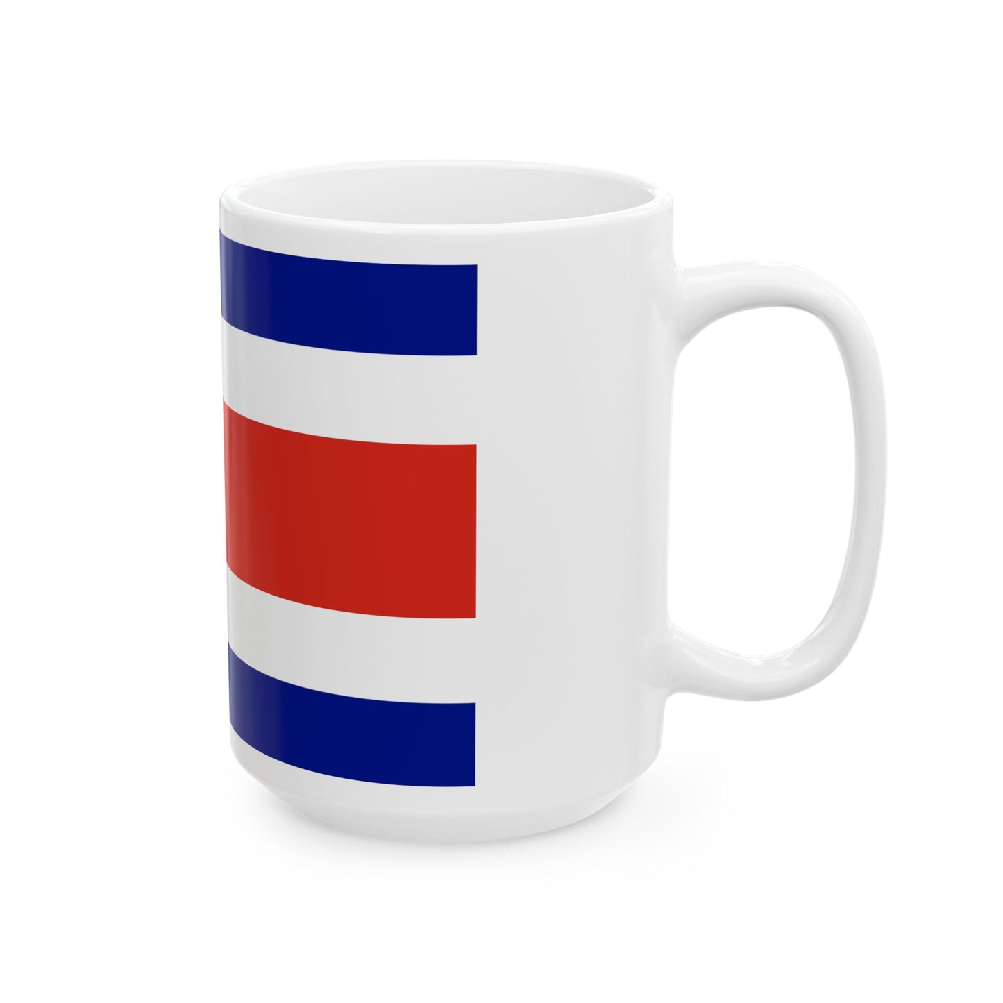 Flag of Costa Rica state 3-2 (Costa Rica) White Coffee Mug-Go Mug Yourself