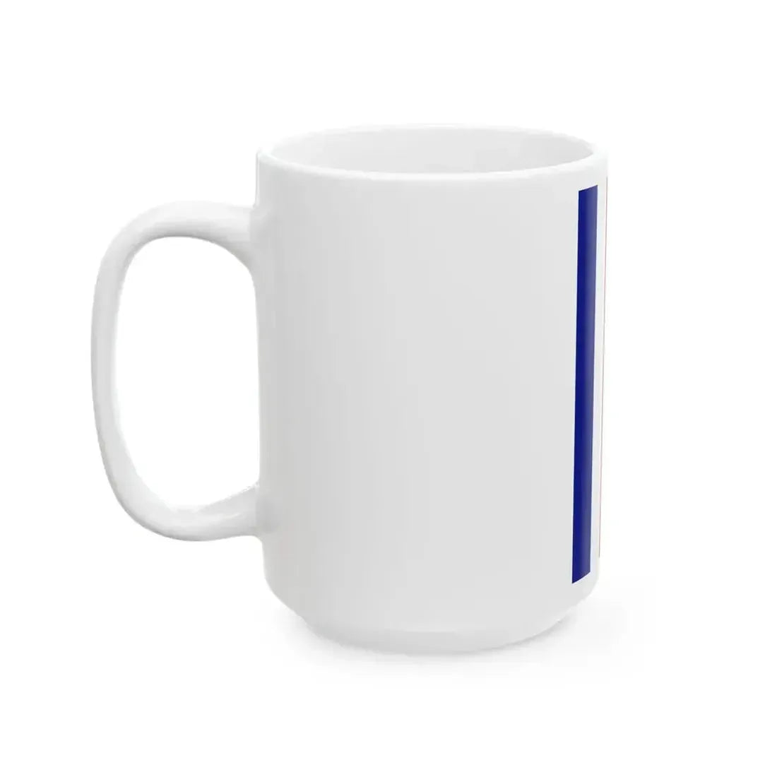 Flag of Costa Rica vertical (Costa Rica) White Coffee Mug - Go Mug Yourself