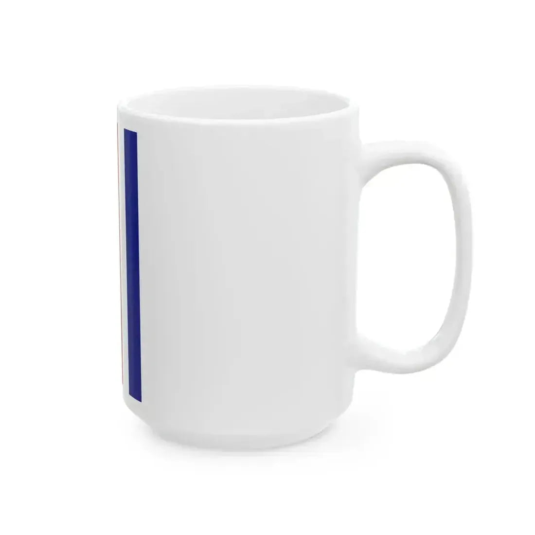Flag of Costa Rica vertical (Costa Rica) White Coffee Mug - Go Mug Yourself