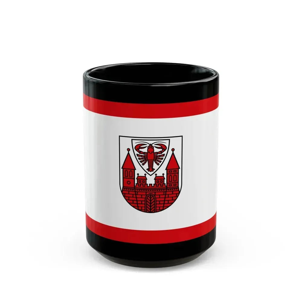 Flag of Cottbus Germany - Black Coffee Mug 15oz - Go Mug Yourself