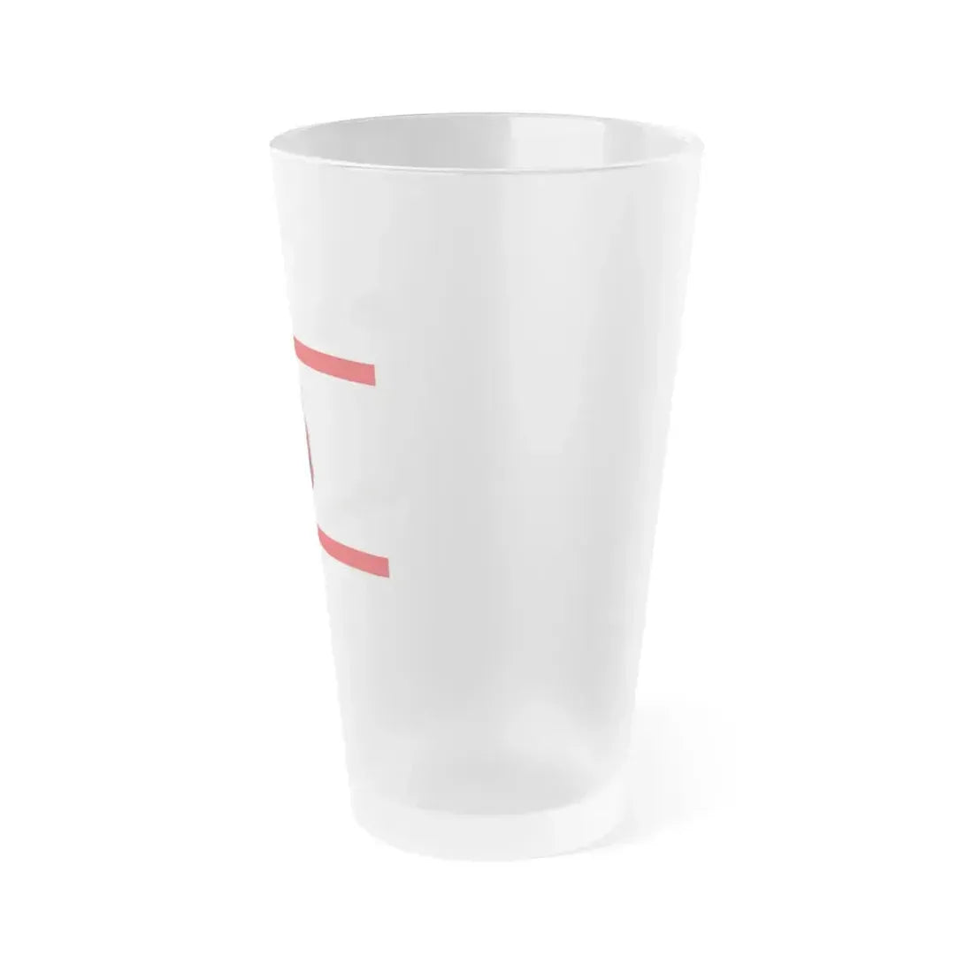 Flag of Cottbus Germany - Frosted Pint Glass 16oz - Go Mug Yourself
