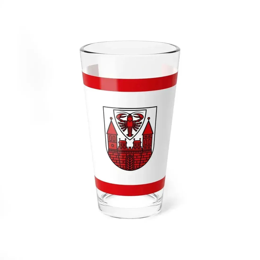 Flag of Cottbus Germany - Pint Glass 16oz 16oz - Go Mug Yourself