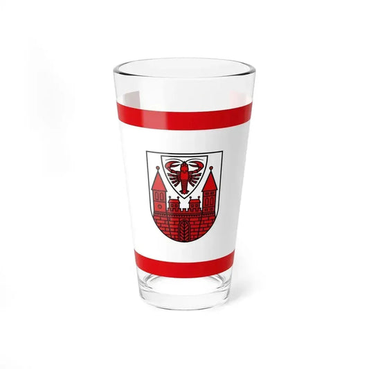 Flag of Cottbus Germany - Pint Glass 16oz 16oz - Go Mug Yourself