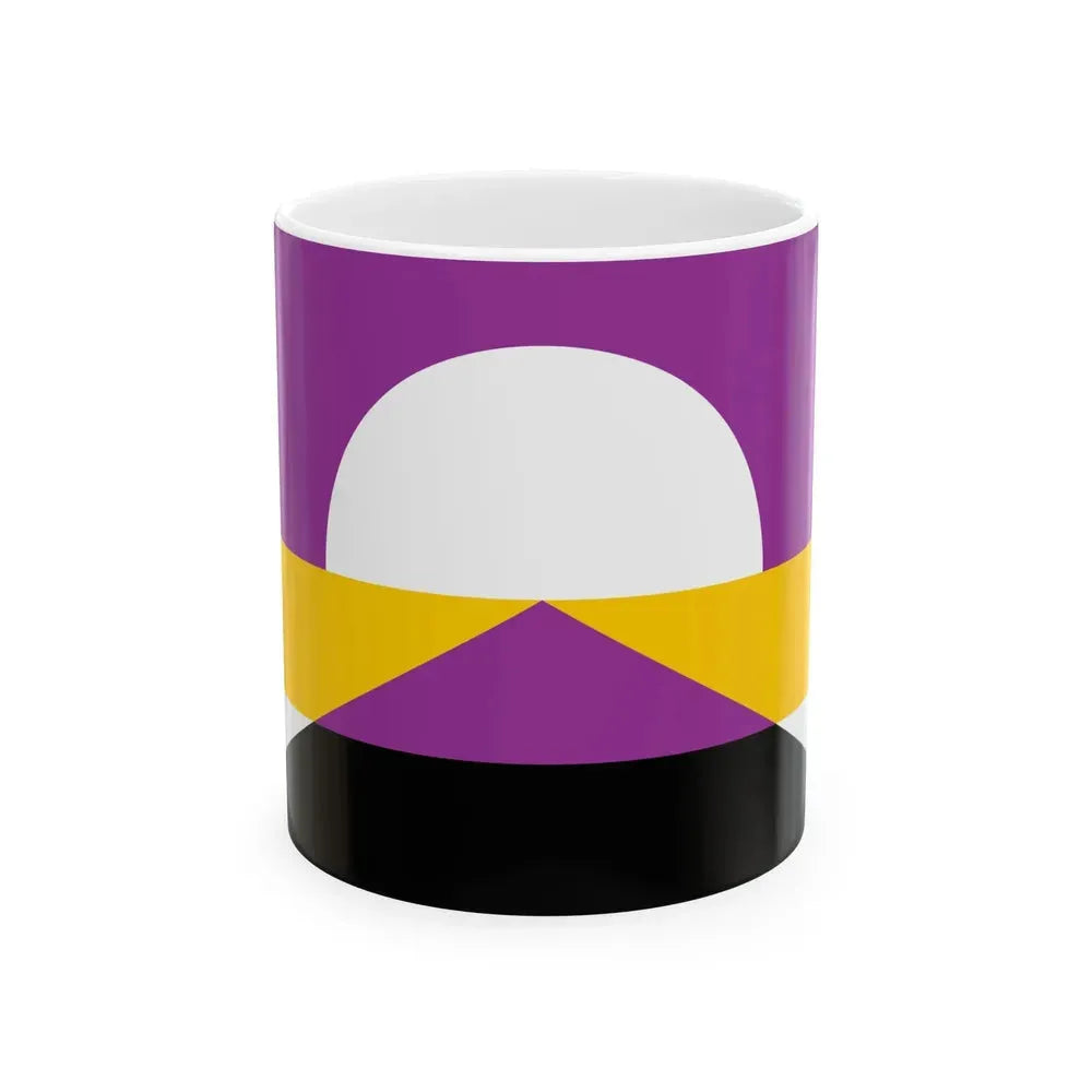 Flag of Countryside Kansas textless (United States) White Coffee Mug 11oz - Go Mug Yourself