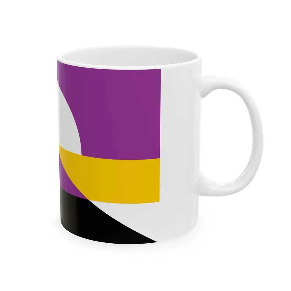 Flag of Countryside Kansas textless (United States) White Coffee Mug - Go Mug Yourself
