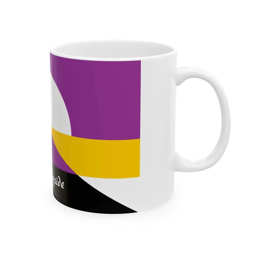 Flag of Countryside Kansas (United States) White Coffee Mug - Go Mug Yourself