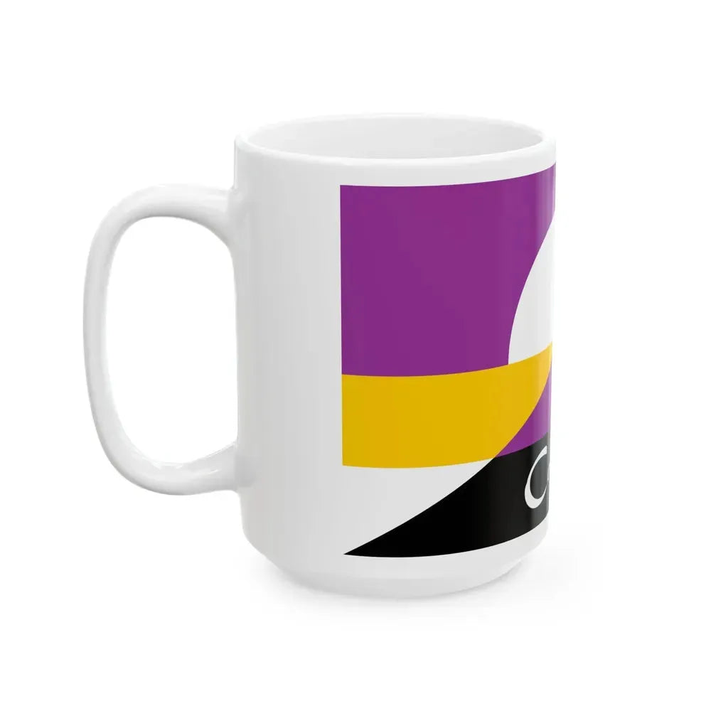 Flag of Countryside Kansas (United States) White Coffee Mug - Go Mug Yourself