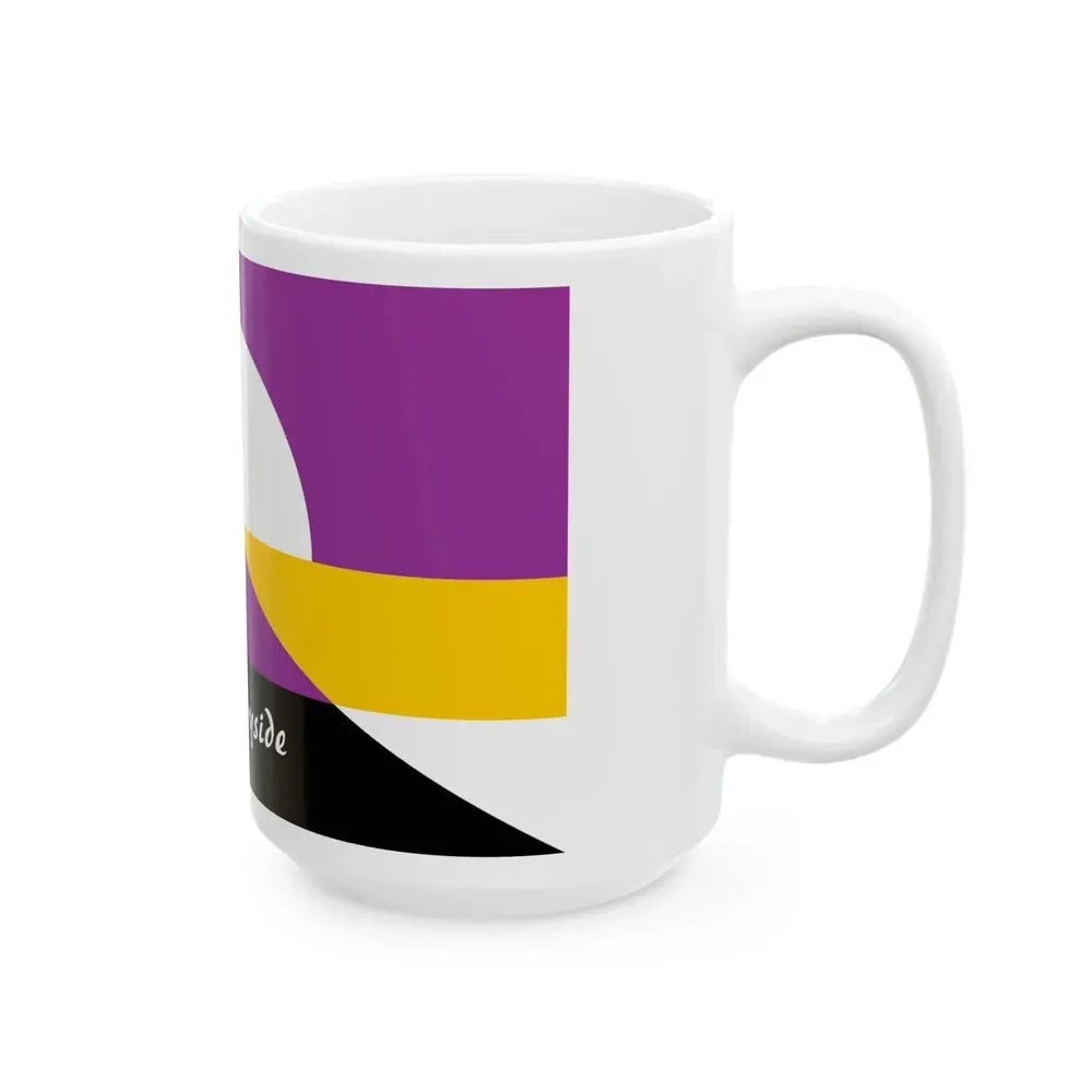 Flag of Countryside Kansas (United States) White Coffee Mug - Go Mug Yourself