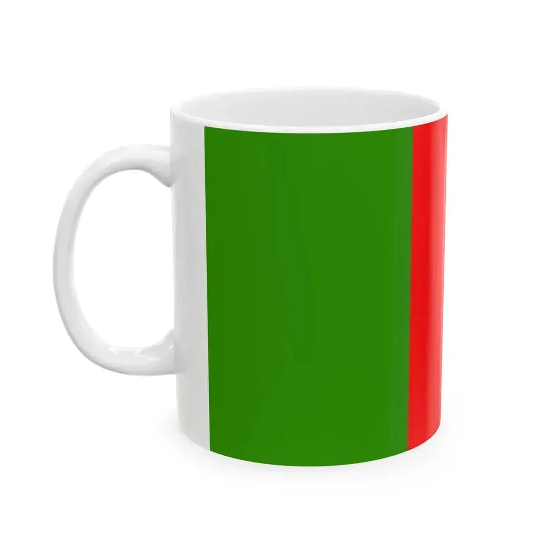 Flag of county Carlow (Ireland) White Coffee Mug - Go Mug Yourself