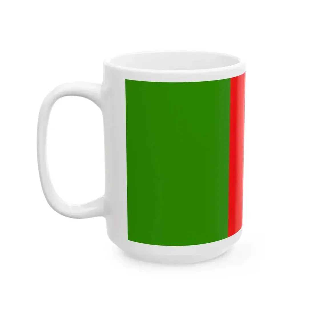 Flag of county Carlow (Ireland) White Coffee Mug - Go Mug Yourself