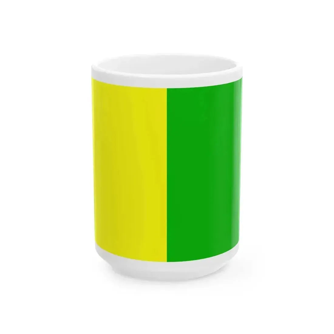 Flag of county Leitrim (Ireland) White Coffee Mug 15oz - Go Mug Yourself
