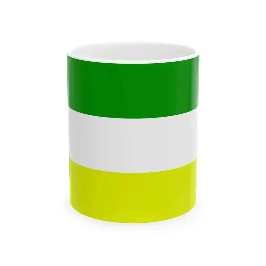 Flag of county Offaly - alternative (Ireland) White Coffee Mug 11oz - Go Mug Yourself