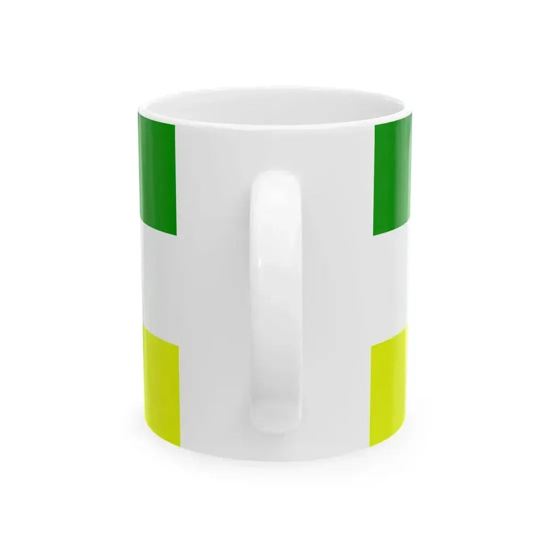 Flag of county Offaly - alternative (Ireland) White Coffee Mug - Go Mug Yourself