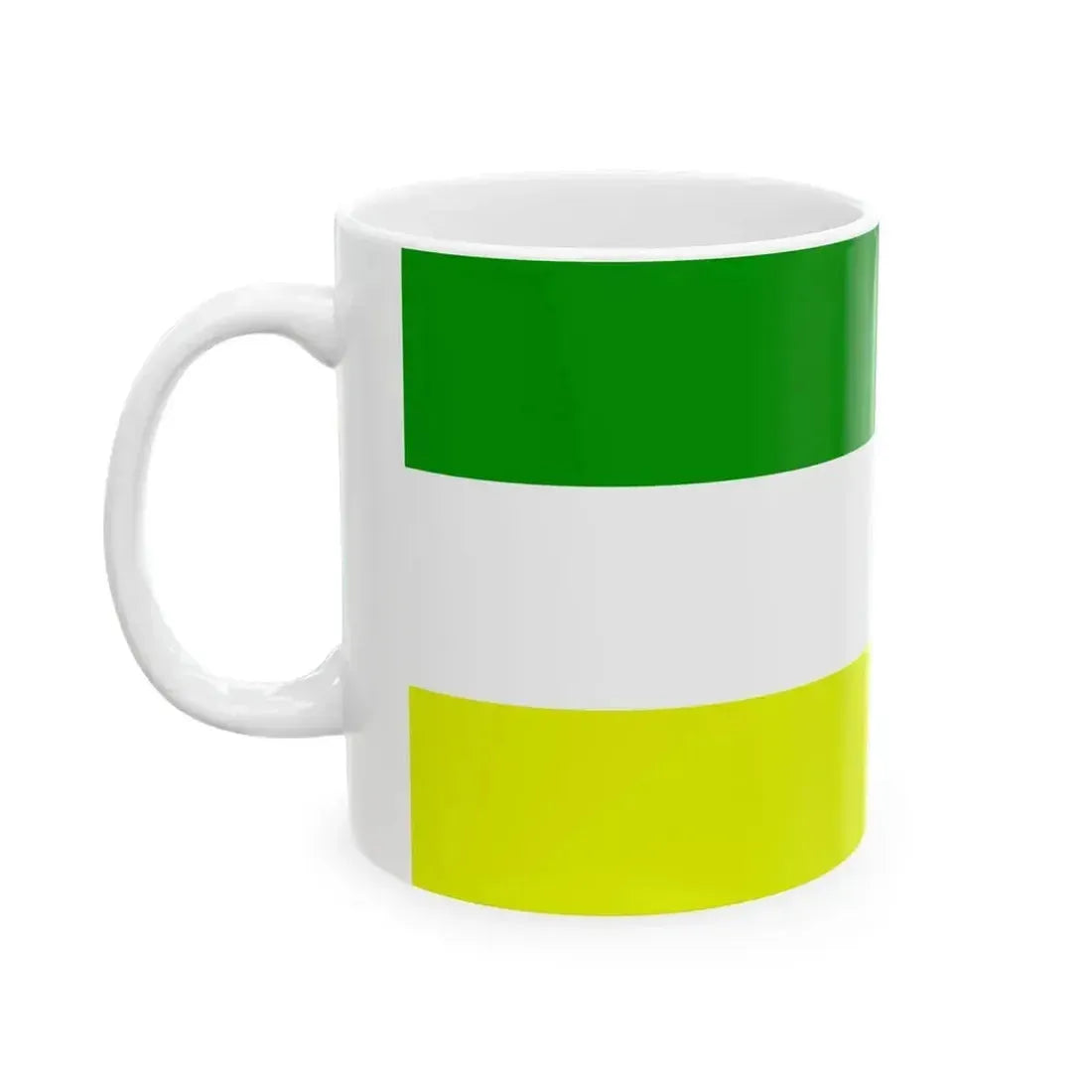 Flag of county Offaly - alternative (Ireland) White Coffee Mug - Go Mug Yourself