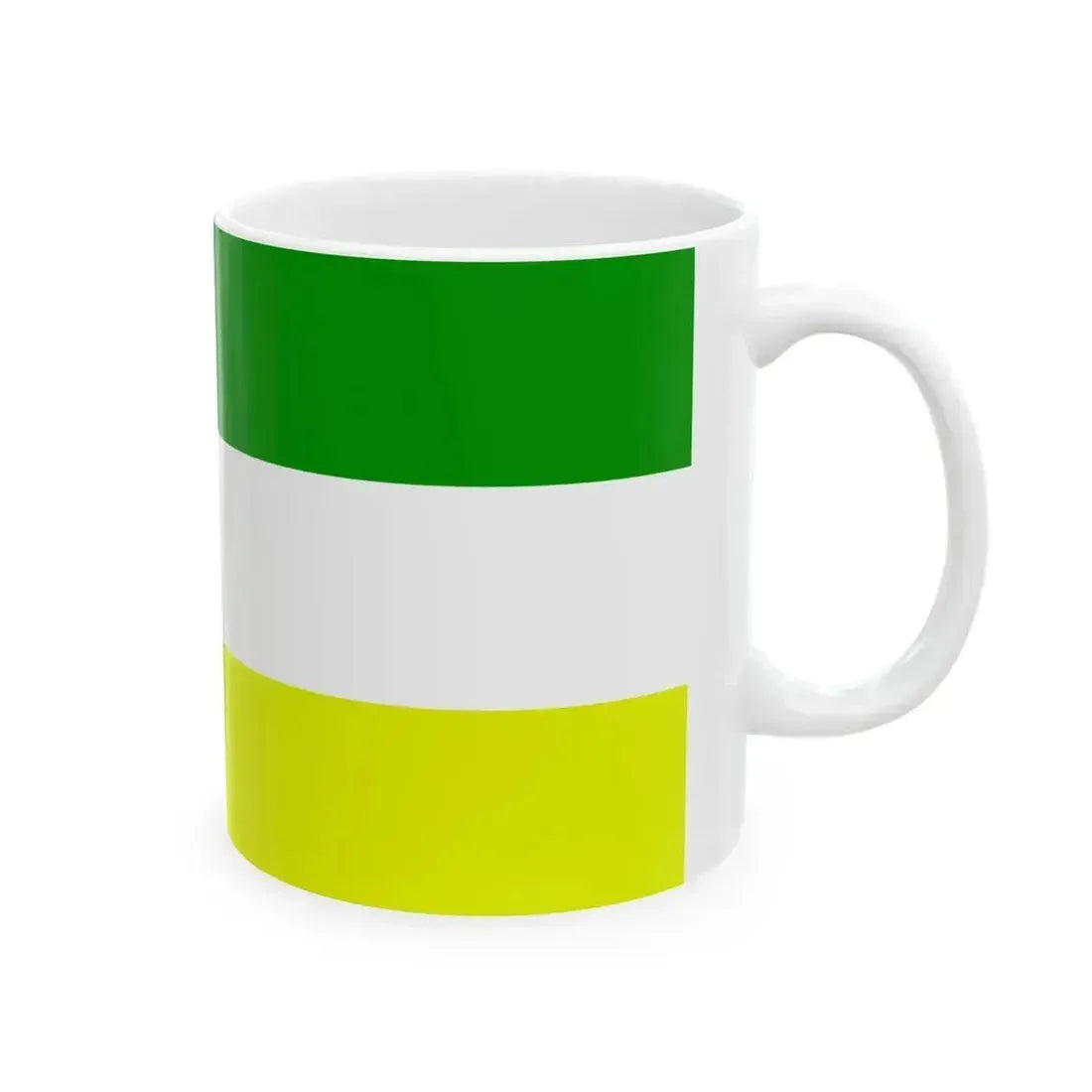 Flag of county Offaly - alternative (Ireland) White Coffee Mug - Go Mug Yourself