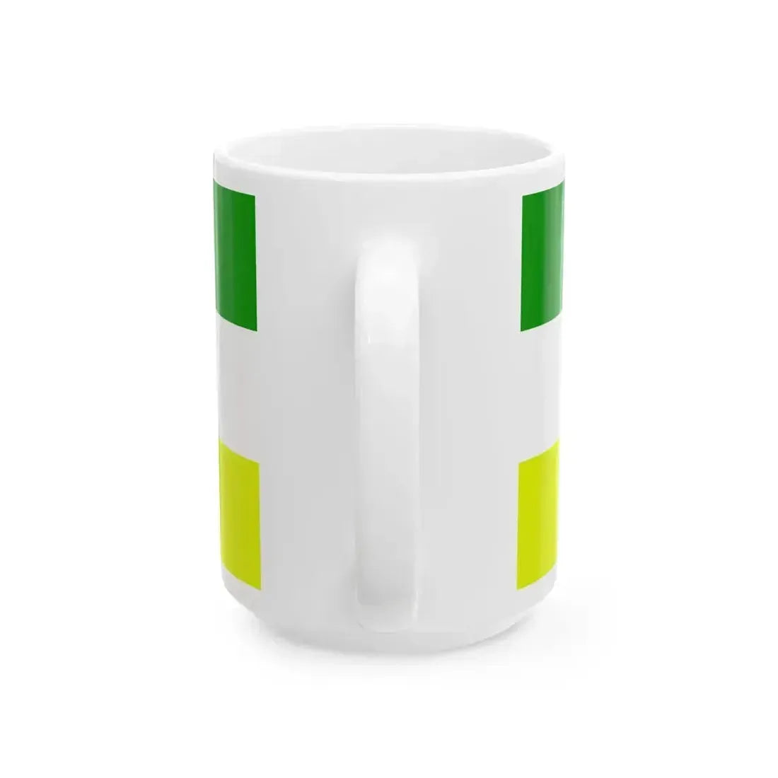 Flag of county Offaly - alternative (Ireland) White Coffee Mug - Go Mug Yourself