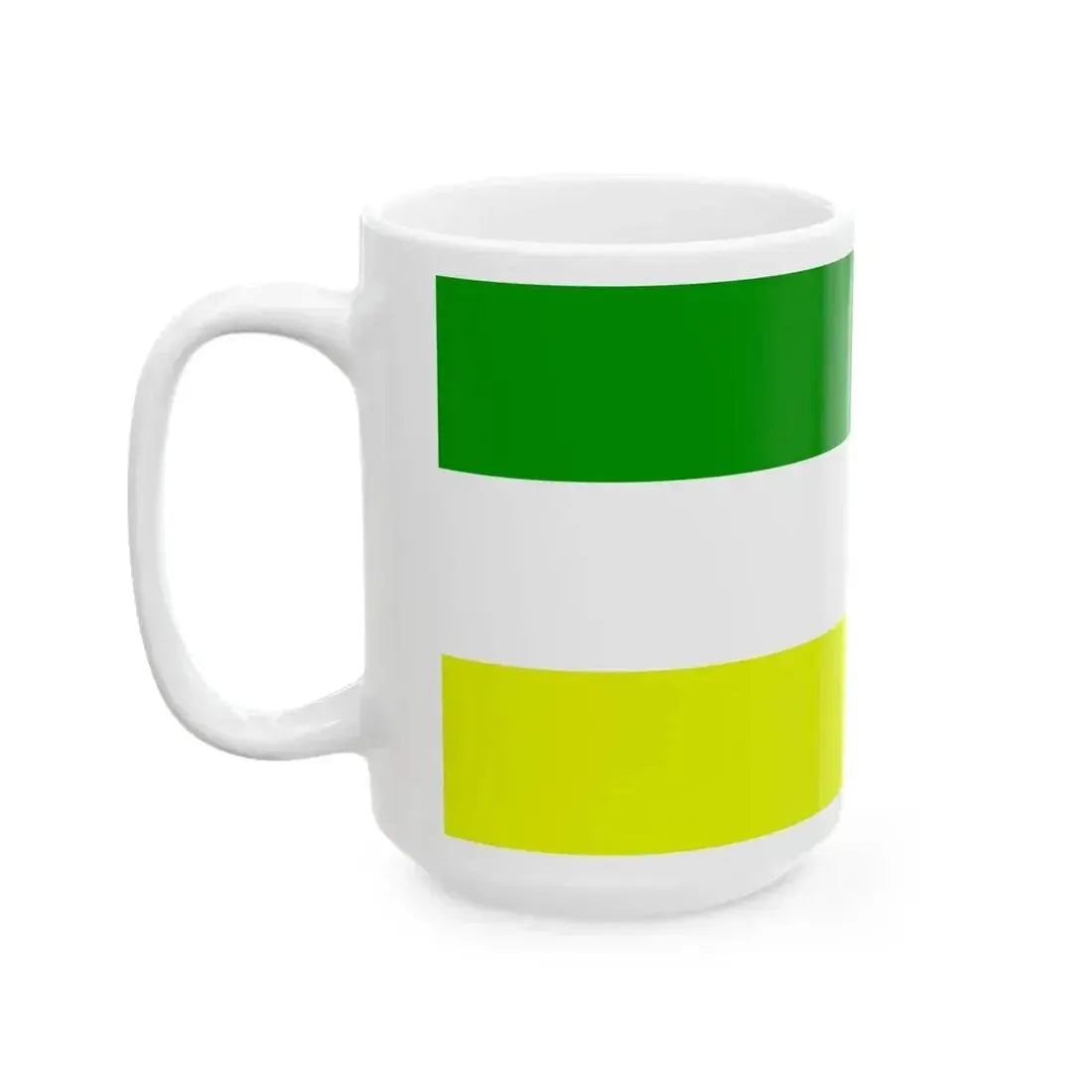 Flag of county Offaly - alternative (Ireland) White Coffee Mug - Go Mug Yourself