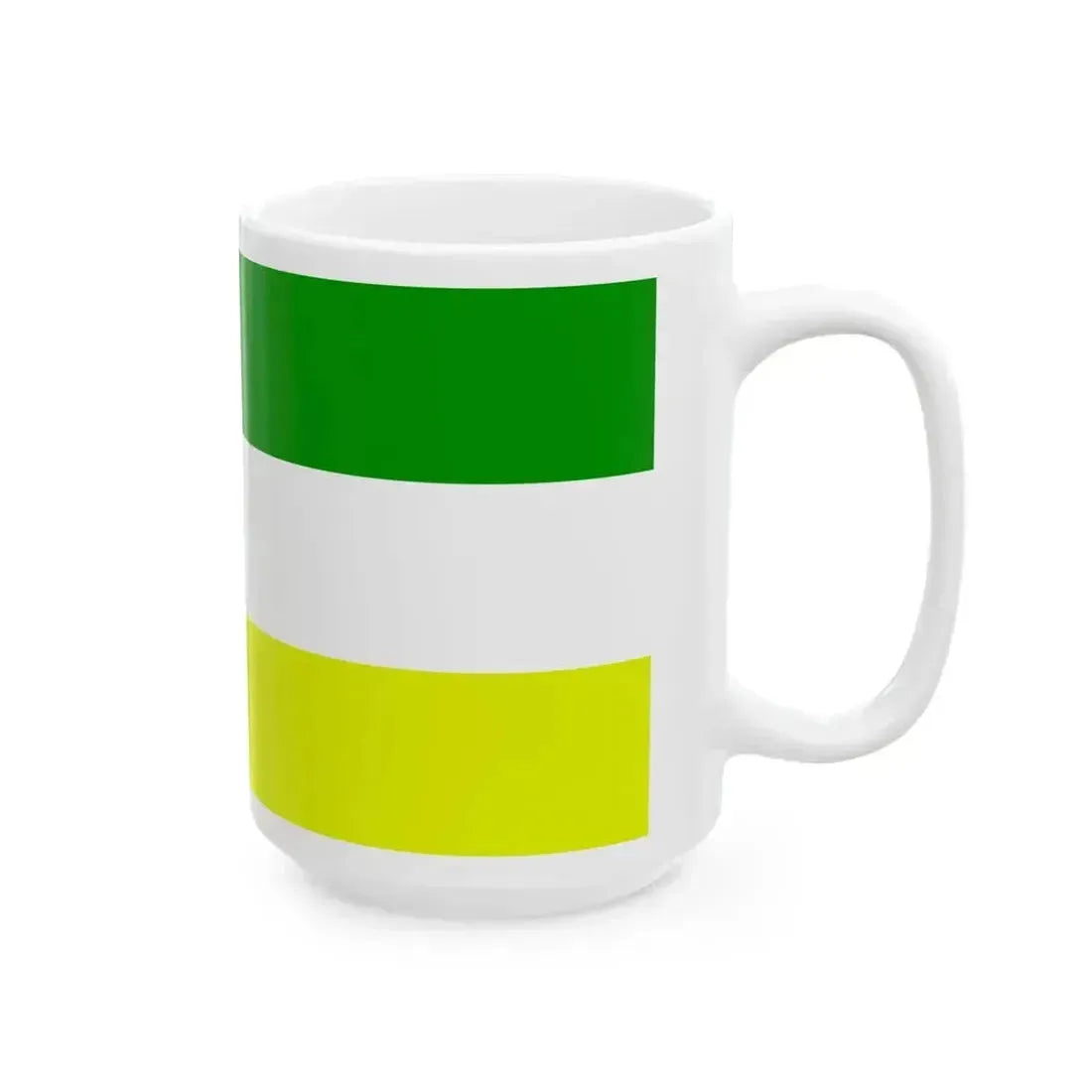 Flag of county Offaly - alternative (Ireland) White Coffee Mug - Go Mug Yourself