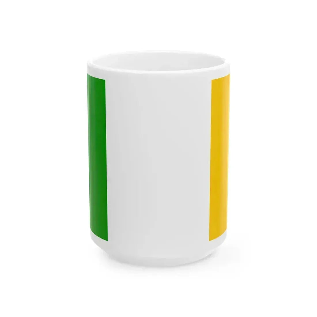 Flag of county Offaly (Ireland) White Coffee Mug 15oz - Go Mug Yourself