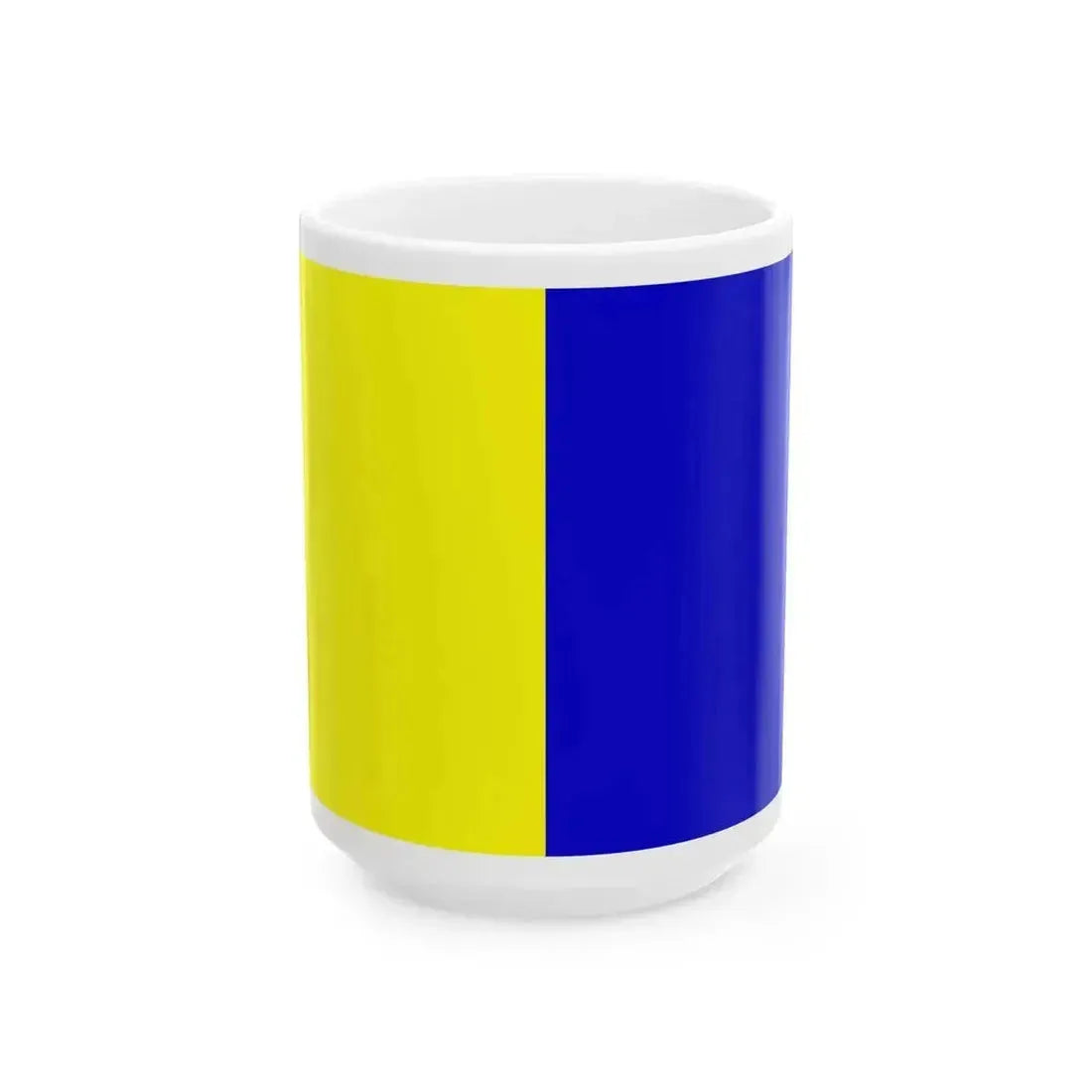 Flag of county Roscommon (Ireland) White Coffee Mug 15oz - Go Mug Yourself